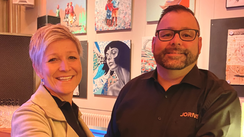 Marc Jorns mit Schwester Nicole Jorns