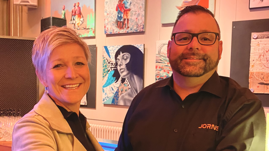Marc Jorns with sister Nicole Jorns